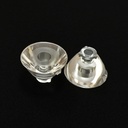 22mm Diameter LED Lens Flat Water Clear Lens With Post For CREE 3535 