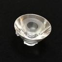 22mm Diameter LED Lens Flat Water Clear Lens With Post For CREE 3535 