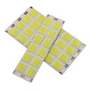 6W 6 Grids Flexible Led Cob Strip Bulb Light 129*17.5mm White 6500K