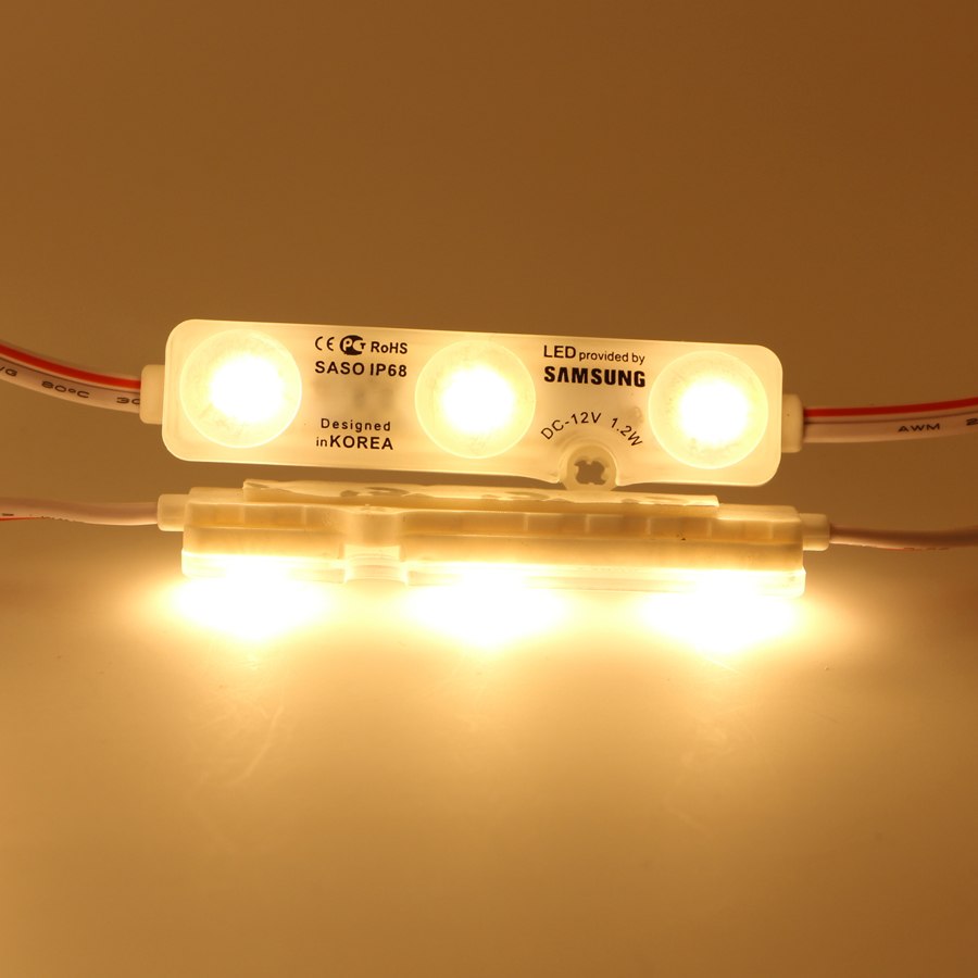 DC12V SMD 5730 LED Module 3 LEDs Waterproof IP68 LED Sign Backlight Light