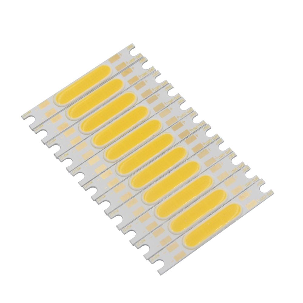 4W LED COB Light Bar Module Warm/Pure White DC 9V 50*7mm