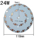 118mm 24LEDs LED Aluminum Base Plate PCB Board