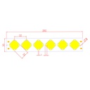 6W LED COB Light Bar Module 202*35mm Cold White 7000K DC 12V  