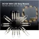 DC12V SMD 5054 LED Module 3 LEDs Waterproof Hard Strip Bar Light Emitting Warm white /white 20pcs/lot