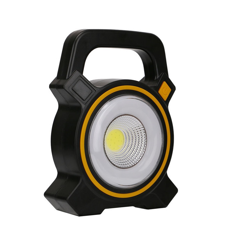 15W Recharge Portable COB LED Floodlight 18650 Battery Work Light For Outdoor Lighting