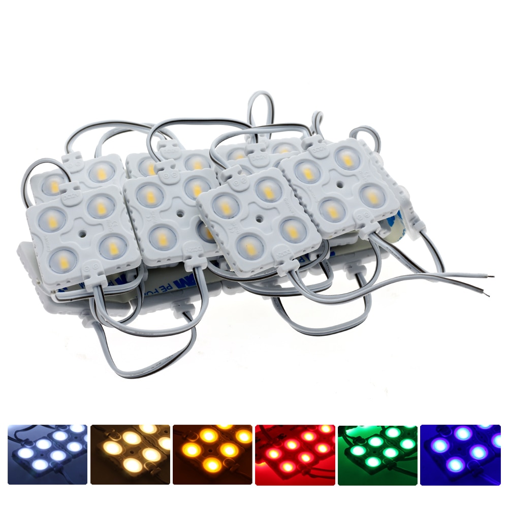 DC12V SMD 5730 LED Module 4 LEDs Waterproof Super Bright Light for Sign 20pcs/lot