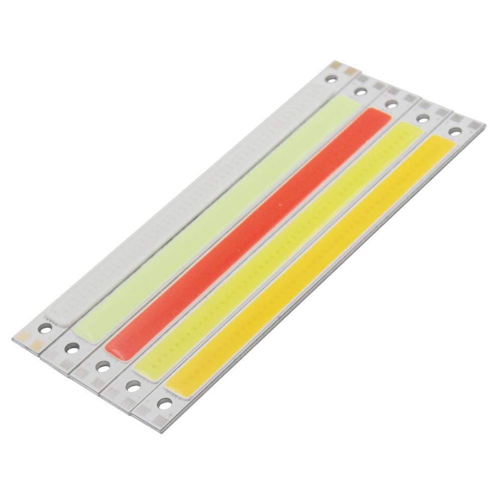 10W LED COB Light Bar Module 120*10mm Warm/Pure White/Chip Red/Blue DC ...