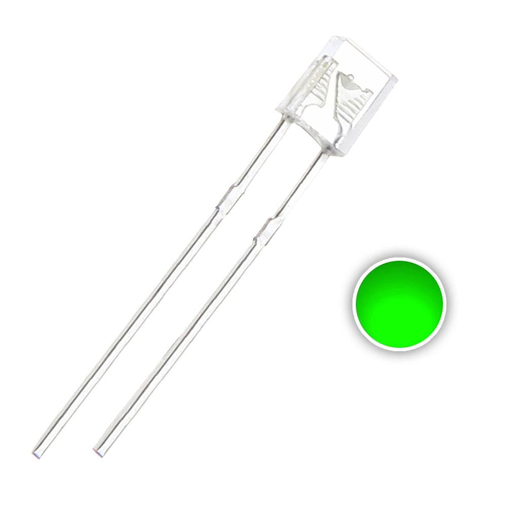 2x3x4 mm LED Diode Lights Square Rectangle Colored Lens Water Clear DC 2V 20mA lot(100 pcs)