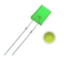 2x5x7 mm LED Diode Lights Square Rectangle Colored Lens Diffused DC 2V 20mA  lot(100 pcs)