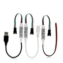 3 Types SP002E 3 Key Mini RGB Controller Micro-Controller for DC5-24V Pixels Dream Color WS2811 WS2812B LED Strip