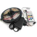 5V LED Strip Dream Color Set WS2812B RGB Runing Color Changeable USB LED Strip + 21Key Controller + Power Adapter