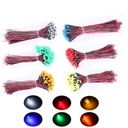 8mm F8 Pre-Wired LED Colored Lens Diffused lot(10 pcs)