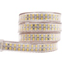 AC 220V 5730 SMD Double Row LED Flexible Strip 240LEDs/m Emitting White/Warm White/Blue