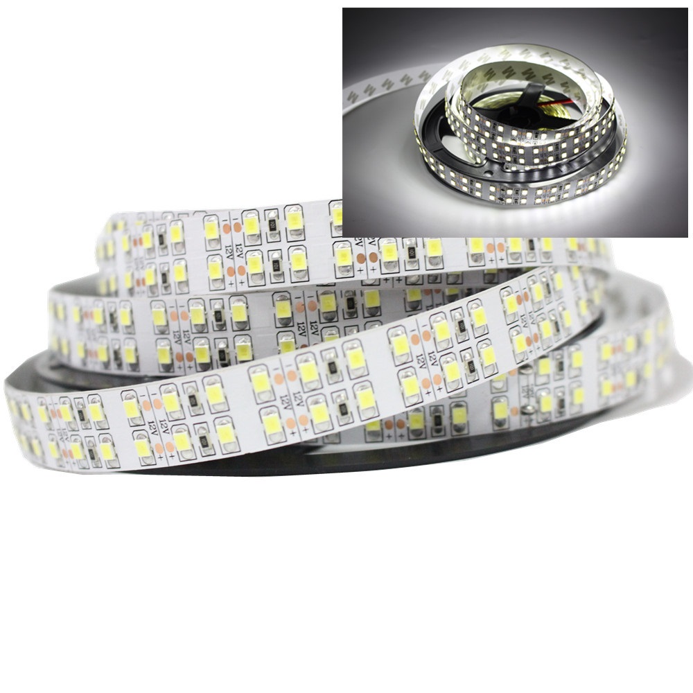 DC 12V 2835 SMD Flexible LED Strip 240LEDs/m Double Row Waterproof IP20/IP65/IP67