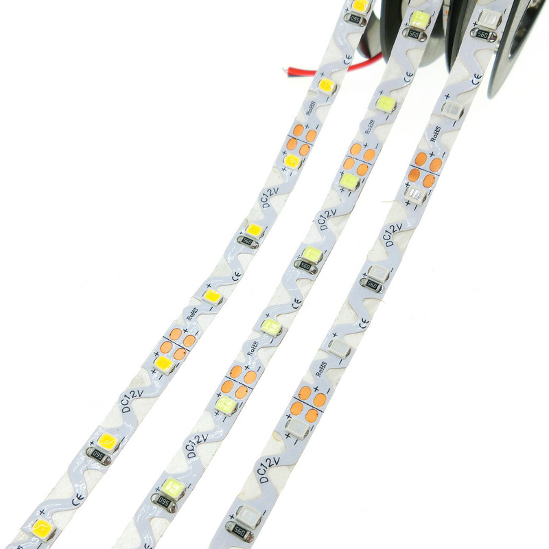 DC 12V 2835 SMD Flexible LED Strip 60LEDs/m Free Bending S Shape for Channel Letter