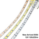 DC 12V 5054 SMD LED Flexible Strip 120LEDs/m Waterproof IP20/IP65/IP67 Emitting Warm White Cold White Ice Blue Pink