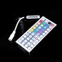 DC12V Mini LED RGB Controller DC Socket with 44 Keys IR Remote 