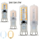 3W 5W 7W G9 2835 SMD LED Halogen Bulb 110V/220V Home Light LED Silica Gel Lamp lot(10 pcs)