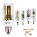 12W 15W 20W E14 E27 5733 SMD LED Corn Bulb Lamp 220V Chandelier LEDs Dimmable Spotlight