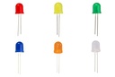 F10 10mm Diffused Round LED Diode Lights Emitting White/Red/Green/Blue/Yellow/Orange lot(100 pcs)