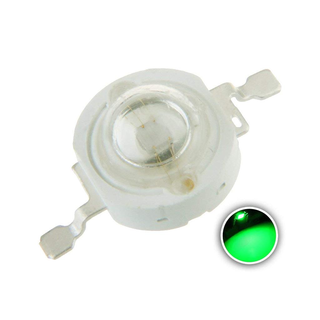 3W High Power LED Emitter Green 520-525nm 