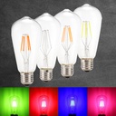 4W E27 ST64 LED Edison Bulb AC220V Home Light LED Filament Candle Bulb