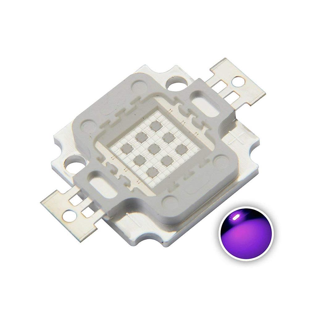 10W High Power LED Emitter UV 365-368nm/ 370nm / 380nm / 390nm /395nm /400nm / 410nm /420nm