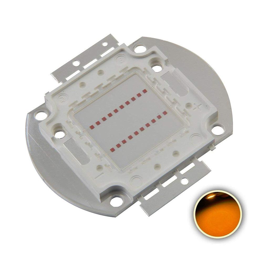 20W High Power LED Emitter Orange/ Amber/ Yellow/ Golden Yellow/ Pink / Full Spectrue 