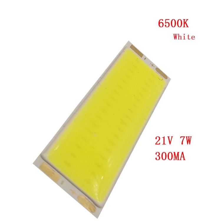  7W LED COB Light Bar Module 21V 300mA Warm White / White 76*15mm 