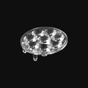 35mm LED Module Lens 30° Flat Water Clear 8pcs for CREE 3030/2835