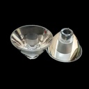 38mm Diameter LED Lens Flat Water Clear Lens For CREE 3535 And SMD 3030