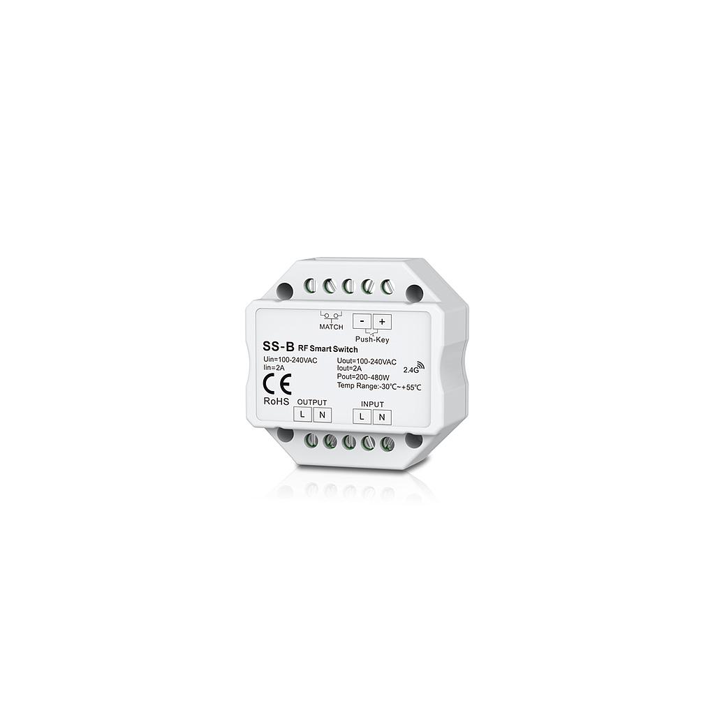 SS-B AC100-240V 1.5A RF 2.4G Non-dimmable Smart Switch with Relay Output for LED Lamp