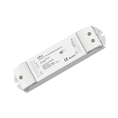 L4-L DC12-36V 5A PWM CV 4 Channel 0/1-10V Self-reset Dimming Driver