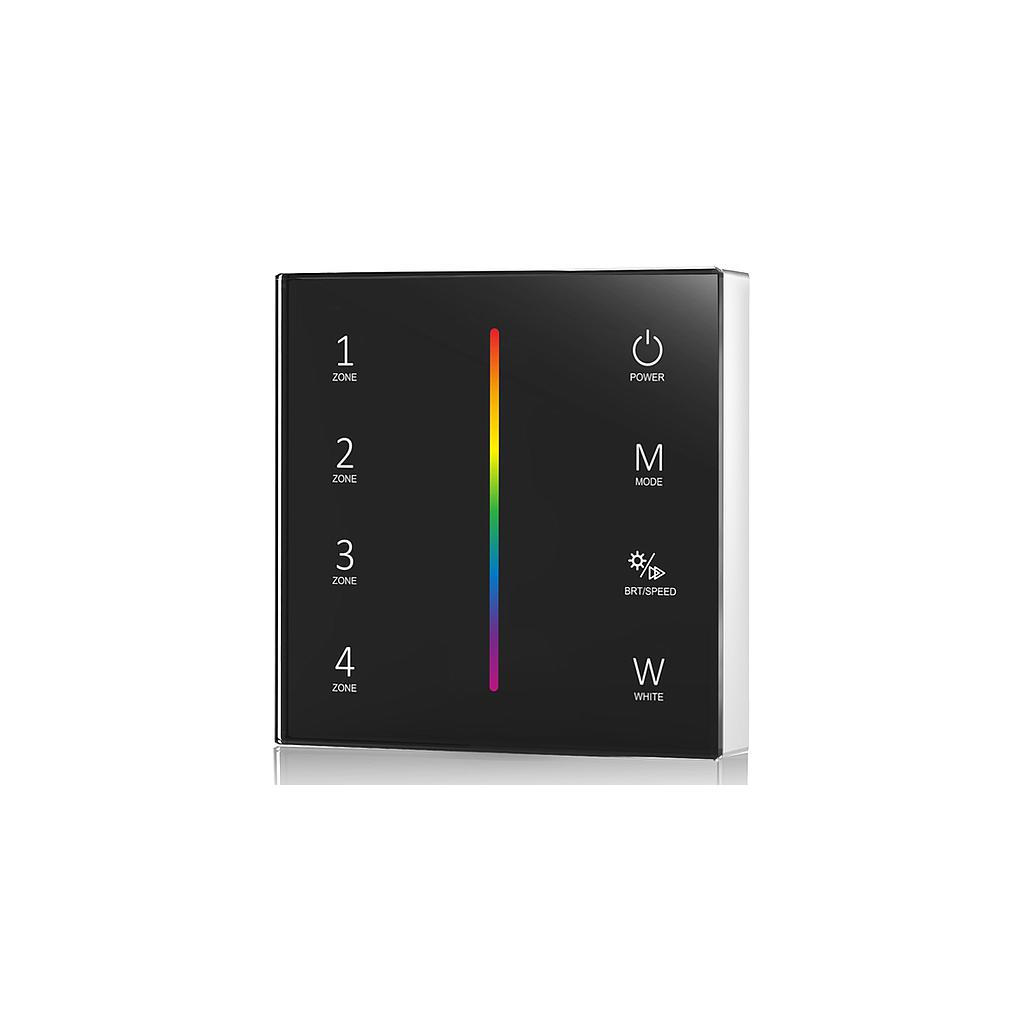 T24 DC3V 2.4G 4 Zones RGB/RGBW Touch Panel Controller for LED Lamp