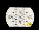 6 Channel Aluminum Plate AI PCB LED for Aquarium Coral Light