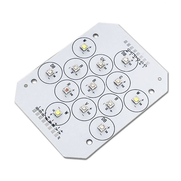 6/7 Channel Aluminum Plate AI PCB LED for Aquarium Coral Light