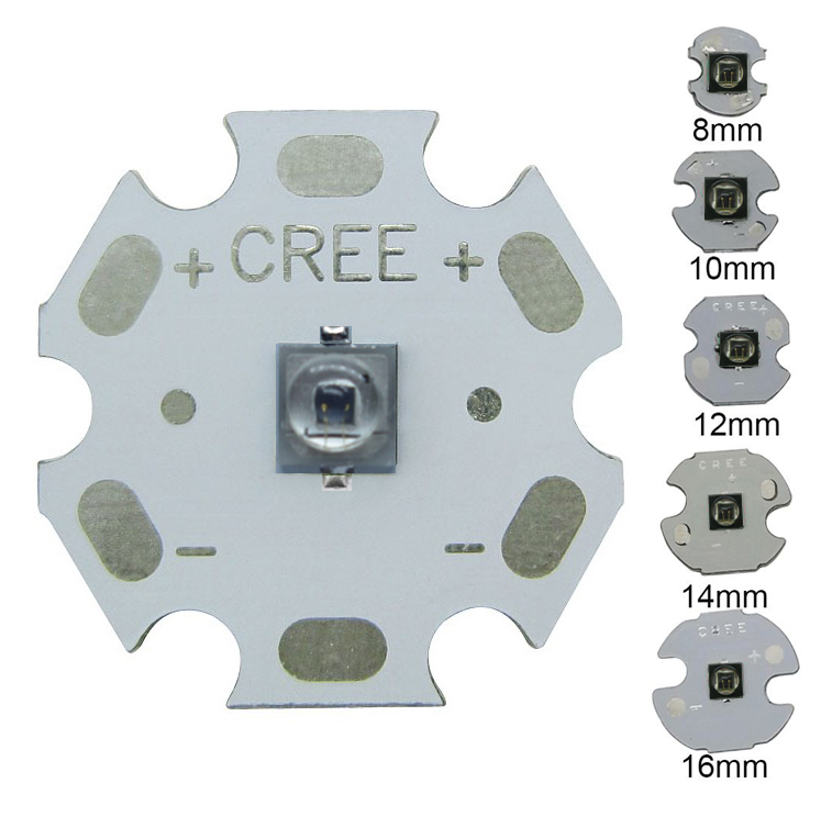 3W 3535 EPILEDs Infrared IR 850NM 730NM 940NM High Power LED Diode Emitter with 8mm / 12mm / 14mm / 16mm / 20mm PCB