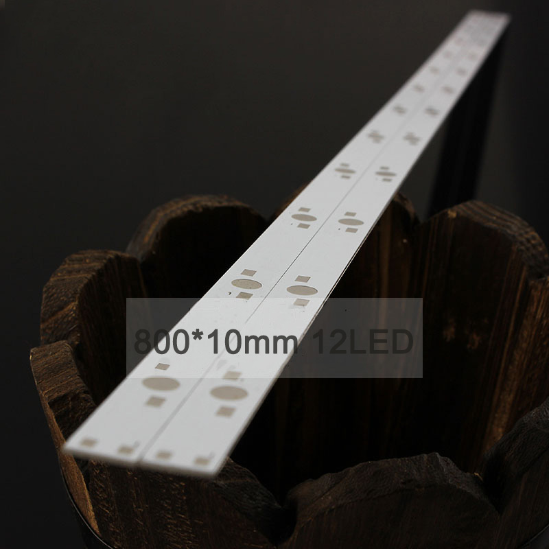 800*10mm 12LEDs LED Aluminum PCB Strip Base Plate