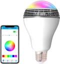 Smart Light Bulb with Bluetooth Speaker 7W E27 White RGB Multi Color Adjustable and Dimmable by Wireless APP Music Speaker and Bulb 2 in 1 Mood Lighting