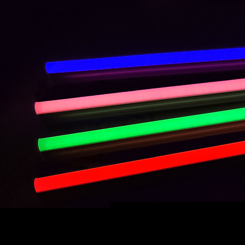 T5 Integrated LED Tube Light 0.3m/0.6m/0.9m/1m/1.2m/1.5m AC 85V-265V Emitting Red/Green/Blue/Pink