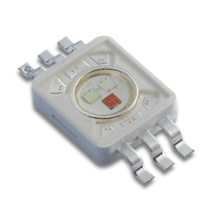 2W High Power Imitation Lumen RGB Led Six Feet 3 Chips