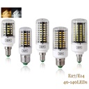 7W 12W 20W 25W 30W 35W E14 E27 5736 SMD LED Corn Bulb Lamp AC85-265V Chandelier LEDs Candle Light