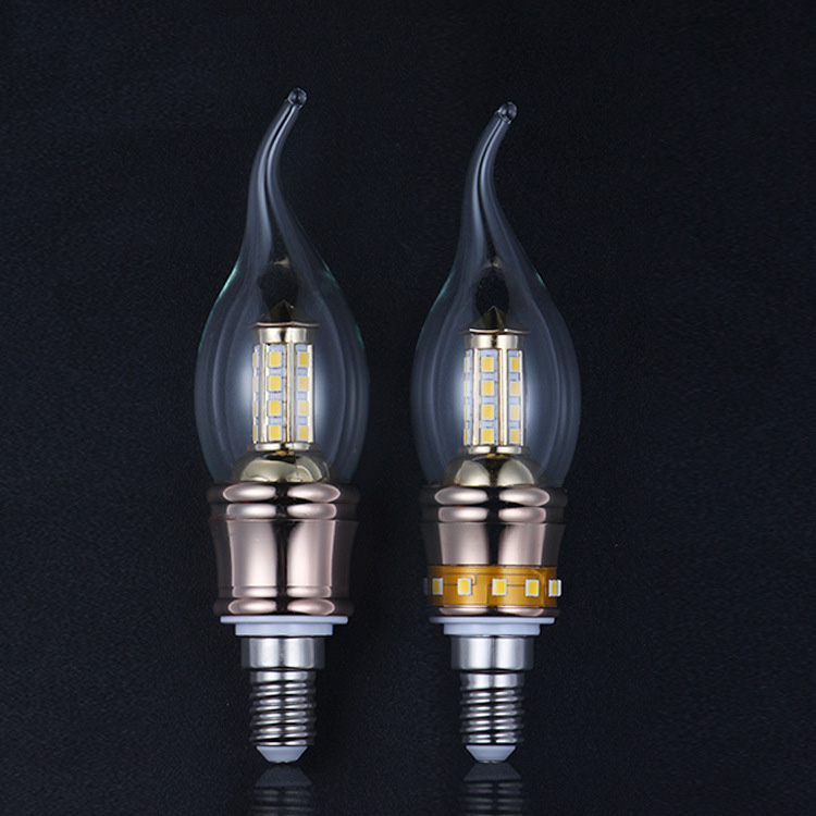 8W 10W E14 E27 2835 SMD LED Edison Bulb 185-265V Up and Down Emitting Candle Bulb 1