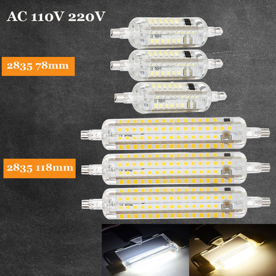 10W 15W R7S 2835 SMD LED Corn Bulb Lamp AC110V/220V LED Floodlight