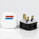 250V 13A UK Standard Three Hole Plug Switch Power Adapter