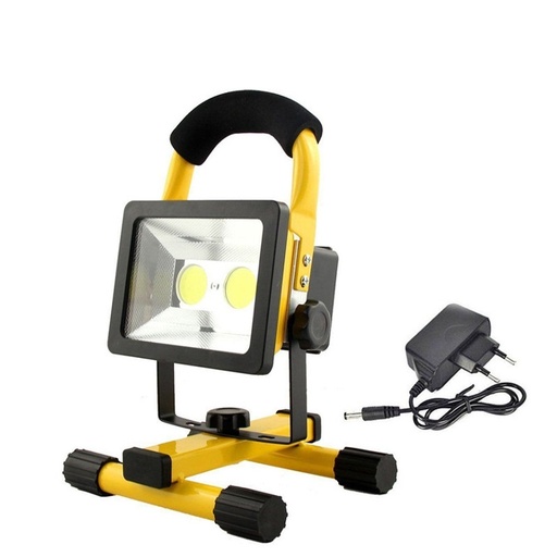 30W Recharge Portable COB LED Floodlight Lithium 18650 Battery Outdoor Working Light