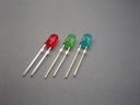346 Oval LED Diffused Diode 2.0-2.2V Emitting Red Green Blue lot(100 pcs)