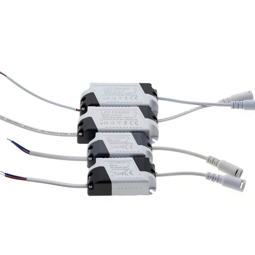 4-7W 8-12W 13-18W 19-24W 24-36W 300mA LED Constant Current Driver AC85-265V Input Isolated Power Adapter