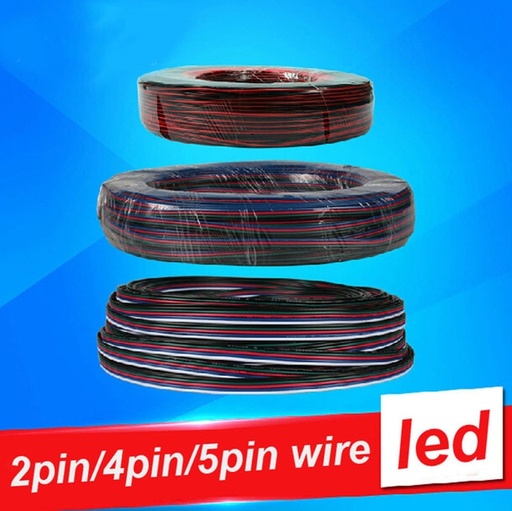 4 PIN RGB LED Wire Cable For RGB /RGBW /Single Color 5050 3528 LED Strip Light