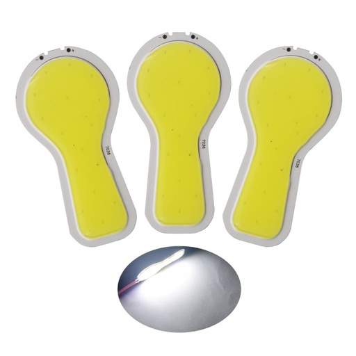 4W Gourd Shape Led Cob Light Source 12V DC White 6500K